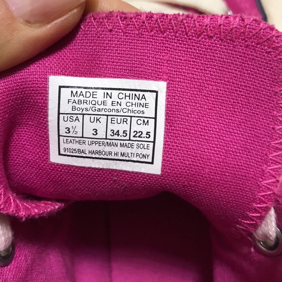 Girls Ralph Lauren suede sneakers - Picture 5 of 7